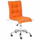 Кресло офисное Зеро Оранжевая искусственная кожа