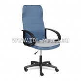 Кресло офисное «Woker»Серо/синяя ткань