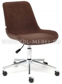 Кресло компьютерное «Style» (флок коричневый)