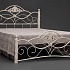 Кровать «Canzona» белая + основание из деревянных ламел